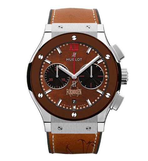 forbidden hublot|Classic Fusion Chronograph Forbidden X Titanium Brown.